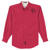FF, ADULT, Sport Shirt, Long Sleeve, Crest/Black